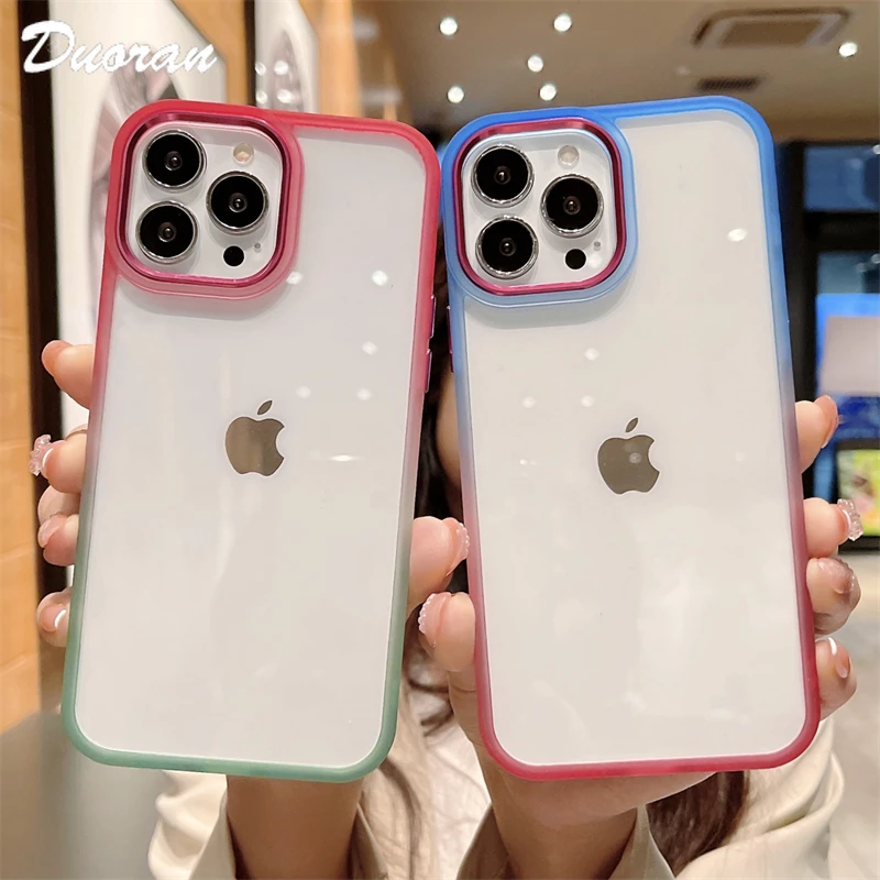 Luxury Transparent Protective Funda Acrylic Metal Frame Case For iPhone 11 12 13 Pro Max Funda Fashion Gradient Back Cover
Luxury Transparent Protective Funda Acrylic Metal Frame Case For iPhone 11 12 13 Pro Max Funda Fashion Gradient Back Cover