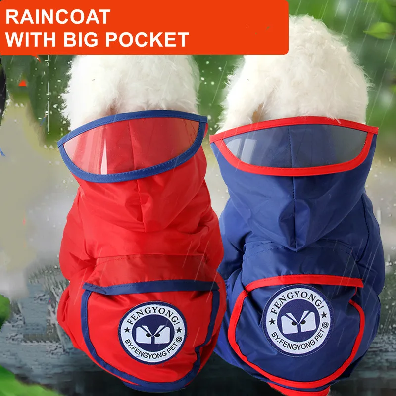 Raincoat For Dog Pet Rain Coat Jacket Waterproof Big Pocket Transparent Brim Jumpsuit Cloak Clothes Chihuahua Spitz Accessories
Raincoat For Dog Pet Rain Coat Jacket Waterproof Big Pocket Transparent Brim Jumpsuit Cloak Clothes Chihuahua Spitz Accessories