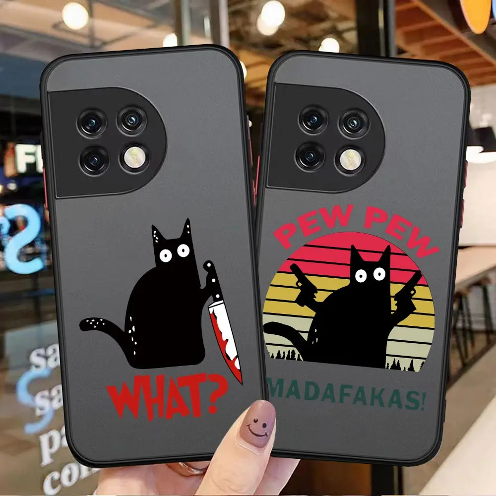 Funny Black Cat French Bulldog What Matte Phone Case For OnePlus 10 9 8T 8 7T 7 6T 6 5T 5 Nord N100 N10 CE2 CE 2 Silicone Funda
Funny Black Cat French Bulldog What Matte Phone Case For OnePlus 10 9 8T 8 7T 7 6T 6 5T 5 Nord N100 N10 CE2 CE 2 Silicone Funda