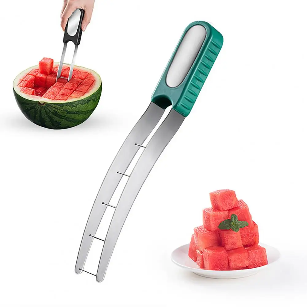 Watermelon Cutter Non-slip Ergonomic Handle Labor-saving Rustproof Easy to Clean Cut Fruit Stainless Steel Quickly Safe Melon Sl
Watermelon Cutter Non-slip Ergonomic Handle Labor-saving Rustproof Easy to Clean Cut Fruit Stainless Steel Quickly Safe Melon Sl