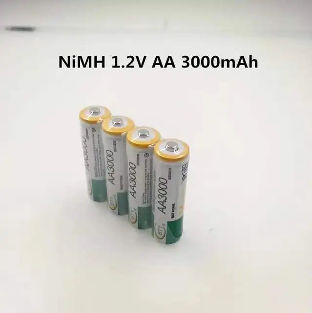 

Аккумуляторные батарейки AA 3000 мАч 1,2 в, перезаряжаемые батарейки AA 3000 мАч Ni-MH 1,2 в, батарейки 2А 3000 +бесплатная доставка