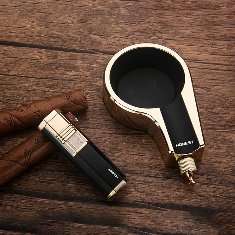 Business Gift Box Ashtray Inflatable Double Fire Lighter Ashtray Set Ceniceros Creativos with Lighter Smoking Accessories
Business Gift Box Ashtray Inflatable Double Fire Lighter Ashtray Set Ceniceros Creativos with Lighter Smoking Accessories