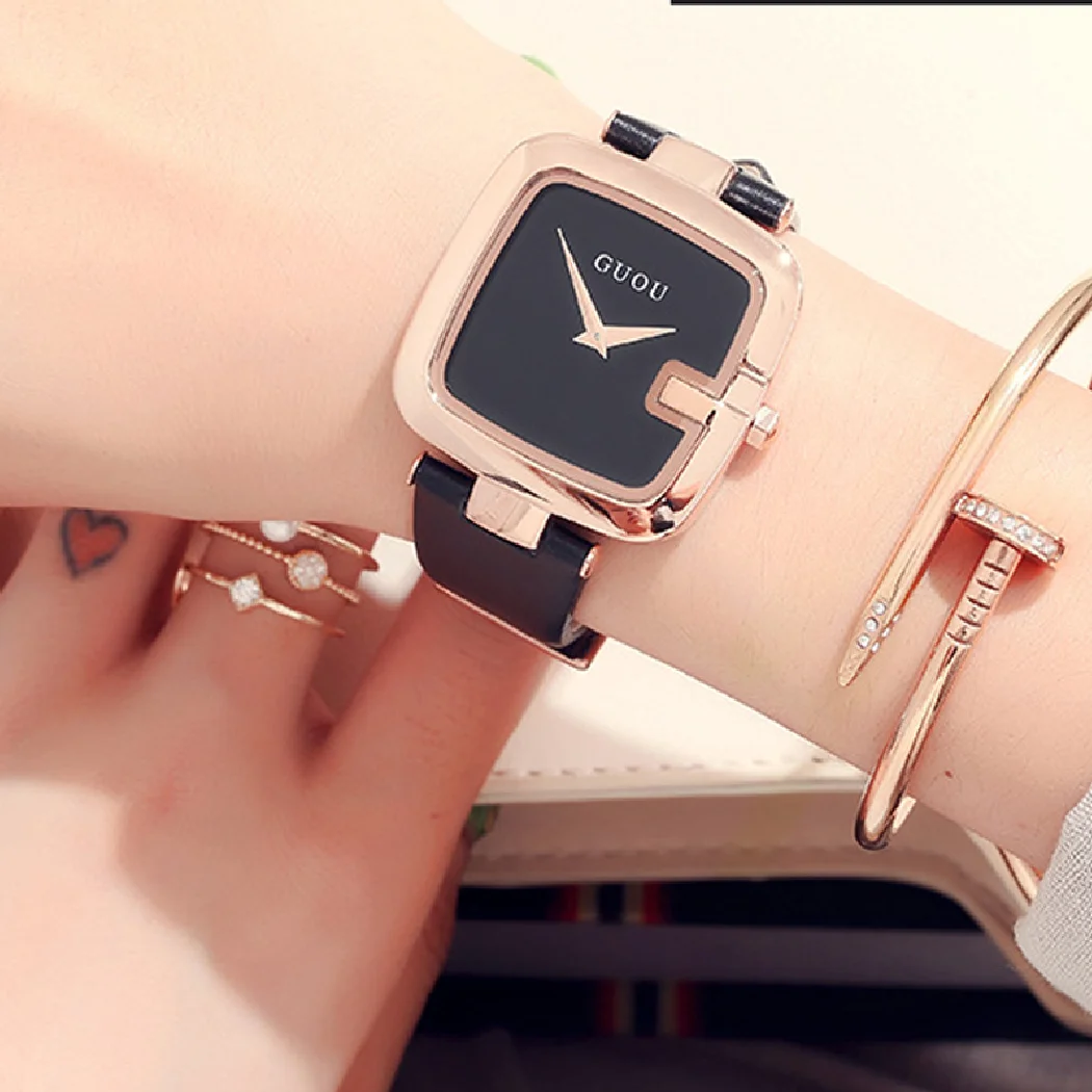Fashion NEW Brand New Fashion Ladies Square Genuine Leather Quartz Water Resistant Luxury Girl Gift Character Desig Wristwatch
Fashion NEW Brand New Fashion Ladies Square Genuine Leather Quartz Water Resistant Luxury Girl Gift Character Desig Wristwatch