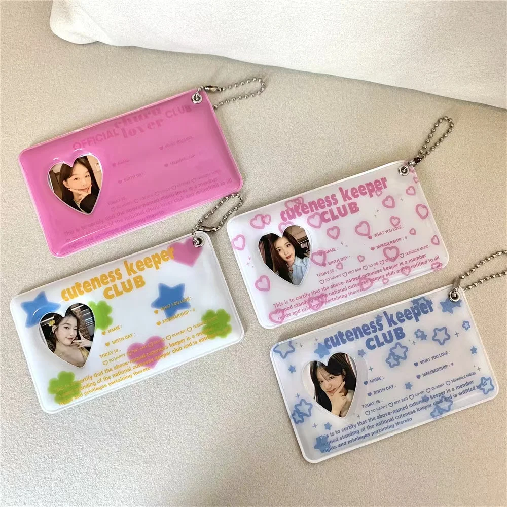 Kawaii Star Pink Love Heart Kpop Photocard Card Holder Photo Protector 1 inch Idol Photo Sleeves keychain pendant decoration
Kawaii Star Pink Love Heart Kpop Photocard Card Holder Photo Protector 1 inch Idol Photo Sleeves keychain pendant decoration