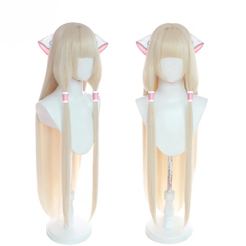 Anime Chobits Chi Cosplay Wig Long Light Golden Straight Wig Heat Resistant Fibre Chobits Chi Wig Headwear Halloween Party Props
Anime Chobits Chi Cosplay Wig Long Light Golden Straight Wig Heat Resistant Fibre Chobits Chi Wig Headwear Halloween Party Props