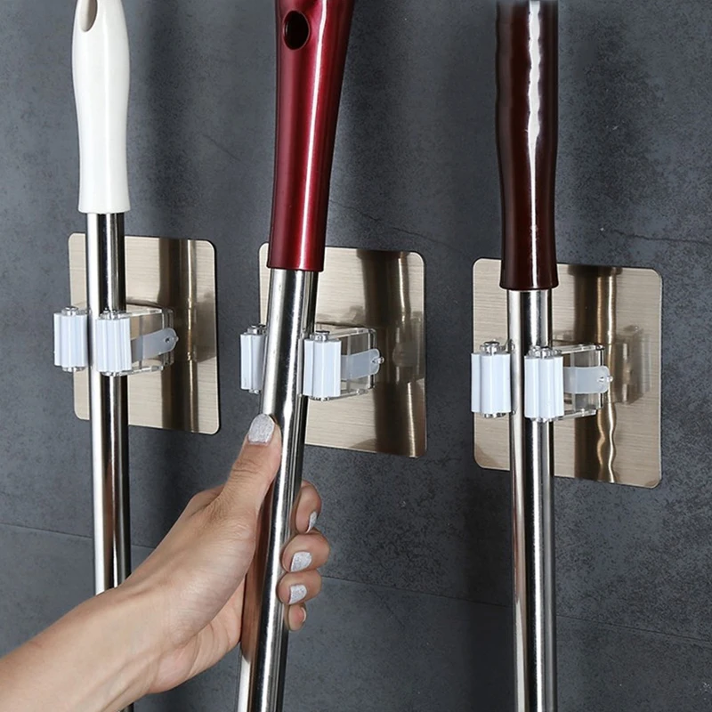 2pcs Adhesive Multi-Purpose Hooks Wall Mounted Mop Organizer Holder Rackbrush Broom Hanger Hook Kitchen Bathroom Strong Hooks
2pcs Adhesive Multi-Purpose Hooks Wall Mounted Mop Organizer Holder Rackbrush Broom Hanger Hook Kitchen Bathroom Strong Hooks