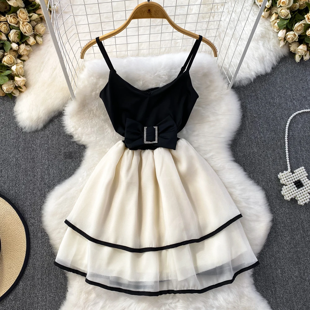 Летнее милое платье с бантом WDMSNA, приталенные мини-платья а-силуэта для женщин, корейские пикантные сетчатые Лоскутные Платья без рукавов
Летнее милое платье с бантом WDMSNA, приталенные мини-платья а-силуэта для женщин, корейские пикантные сетчатые Лоскутные Платья без рукавов