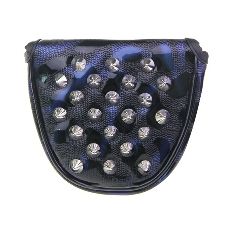 Golf Rivet Putter Cover Large Semi-Circle Head Cover Putter Protective Cap Cover Pu Fabric Magnetic Buckle
Golf Rivet Putter Cover Large Semi-Circle Head Cover Putter Protective Cap Cover Pu Fabric Magnetic Buckle
