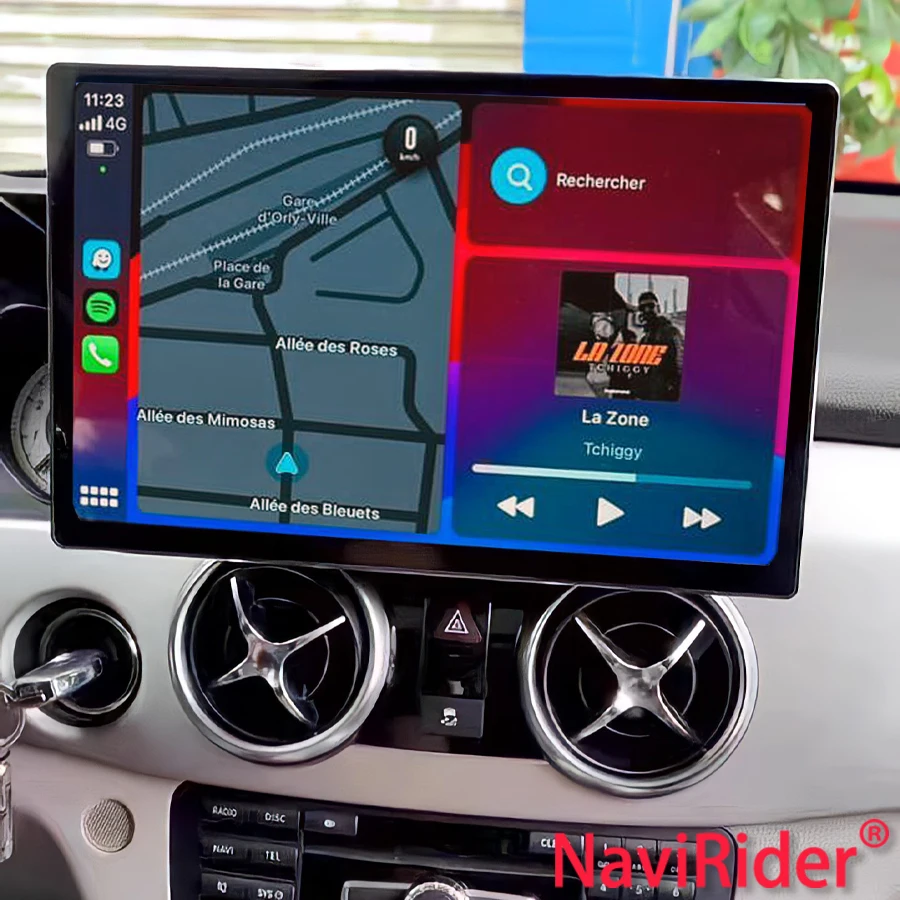 13-дюймовый двойной системный автомобильный радиоприемник Android для Mercedes Benz GLK Class