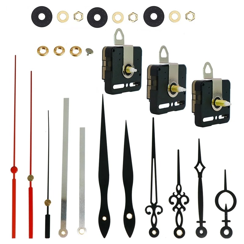 Wall Clock Movement Mechanism DIY Repair Parts Long Shaft Quartz Clock Movement DIY Clock Repair Kit Easy to Install
Wall Clock Movement Mechanism DIY Repair Parts Long Shaft Quartz Clock Movement DIY Clock Repair Kit Easy to Install
