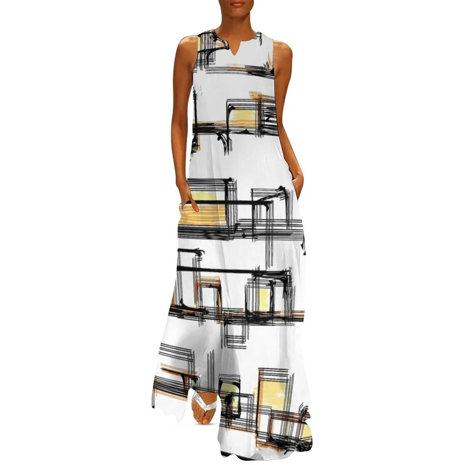 Black Nordic Lines Dress Summer Abstract Line Art Street Fashion Casual Long Dresses Women Kawaii Maxi Dress Birthday Present
Black Nordic Lines Dress Summer Abstract Line Art Street Fashion Casual Long Dresses Women Kawaii Maxi Dress Birthday Present