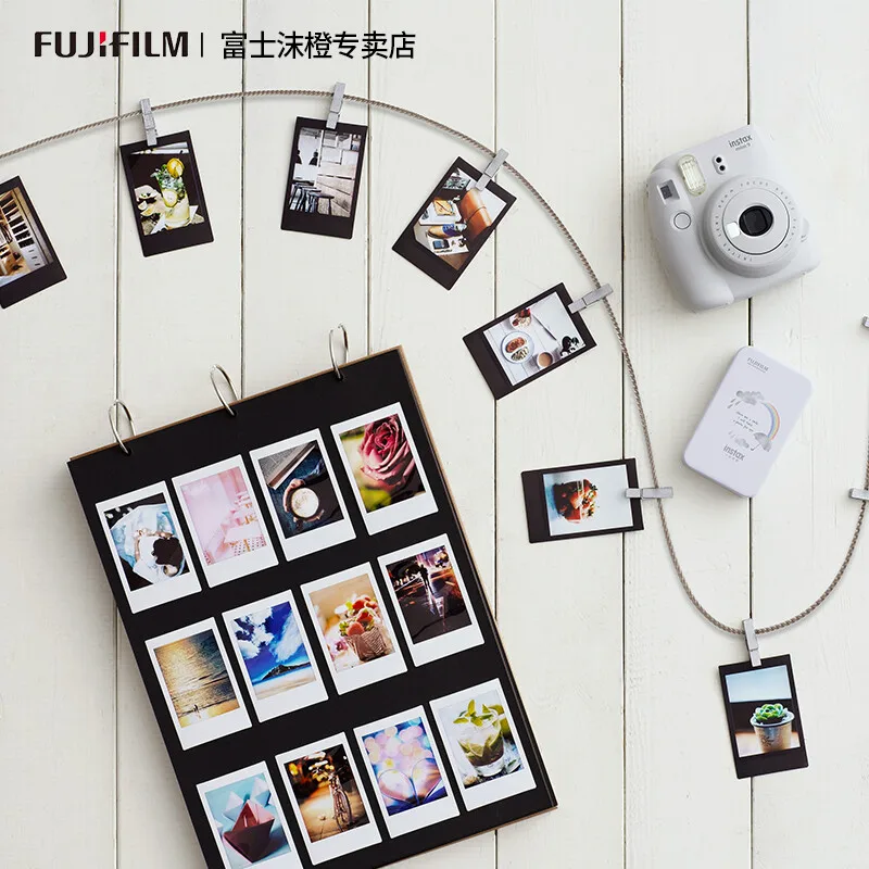 Новинка 10- 100 листов Fujifilm Instax Mini LiPlay 11 9 8 7s 70 90 звеньевая фотобумага с белыми краями