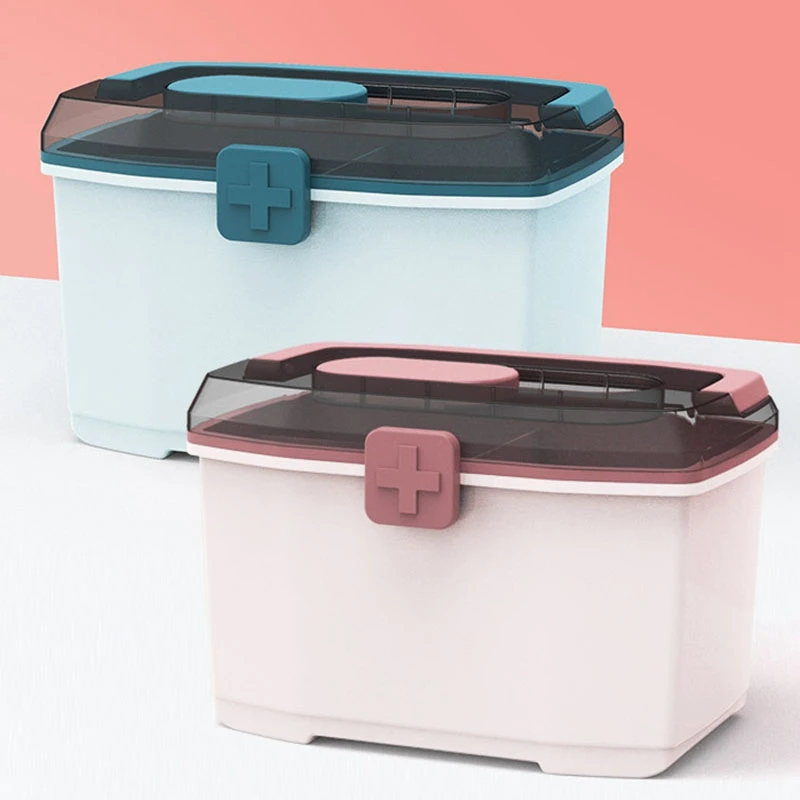 Storage Box First Aid Box Organizer Double-Layer Multi-Functional Portable Medicine Cabinet Family Emergency Box
Storage Box First Aid Box Organizer Double-Layer Multi-Functional Portable Medicine Cabinet Family Emergency Box