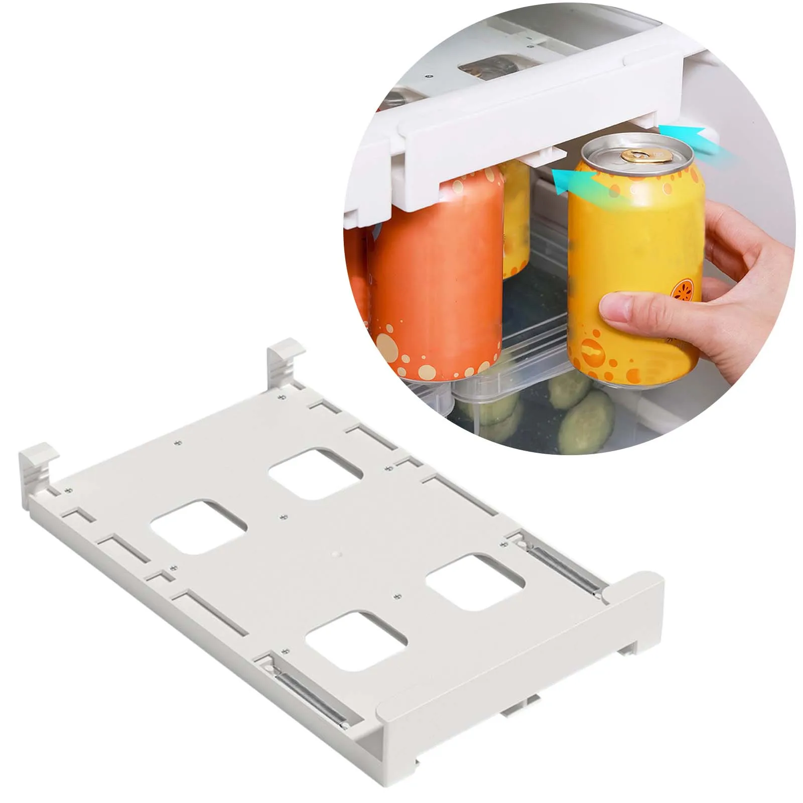 HIPS Stacking Can Dispenser Can Organizer For Fridge Home Storage Kitchen Accessories Kitchen Storage Rack For Freezer
HIPS Stacking Can Dispenser Can Organizer For Fridge Home Storage Kitchen Accessories Kitchen Storage Rack For Freezer