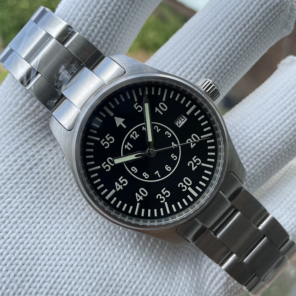 Часы-пилот STEELDIVE Мужские механические, 40 мм, тип B, водостойкие, 200 м 
Часы-пилот STEELDIVE Мужские механические, 40 мм, тип B, водостойкие, 200 м