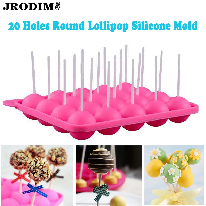 20 Holes Spherical Chocolate Moulds Silicone Round Lollipop Mold Candy Maker Pop Lollipop Molds Cake Mould Baking Cake Tools Acc
20 Holes Spherical Chocolate Moulds Silicone Round Lollipop Mold Candy Maker Pop Lollipop Molds Cake Mould Baking Cake Tools Acc