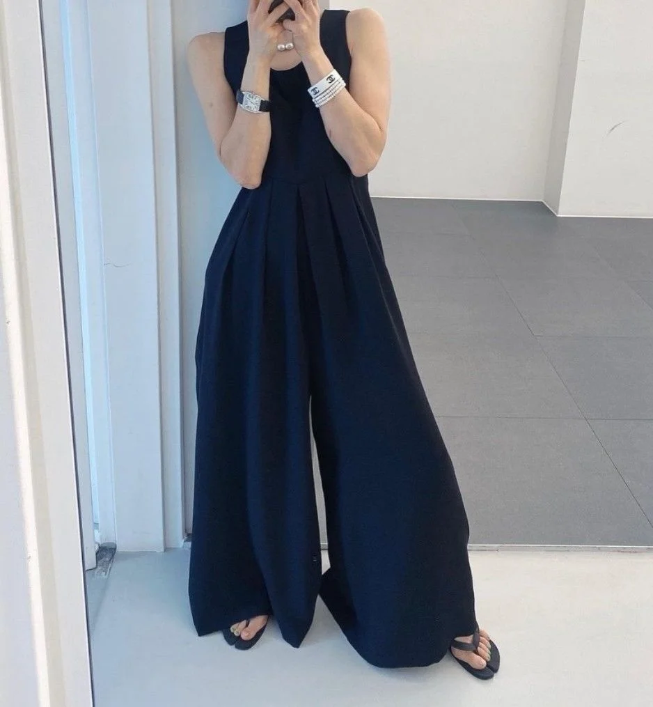 Chic Elegant Casual Elegant Wide Leg Jumpsuit Pullover Loose Thin Summer 2022 New
Chic Elegant Casual Elegant Wide Leg Jumpsuit Pullover Loose Thin Summer 2022 New