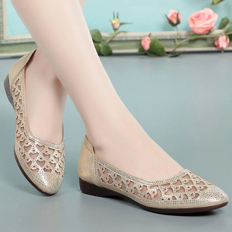 2022 Summer New Rhinestone Pointed Toe Gauze Bling Women Shoes Comfortable Woman Flat Shoes Size 35-41 Zapatos De Silver Shoes
2022 Summer New Rhinestone Pointed Toe Gauze Bling Women Shoes Comfortable Woman Flat Shoes Size 35-41 Zapatos De Silver Shoes