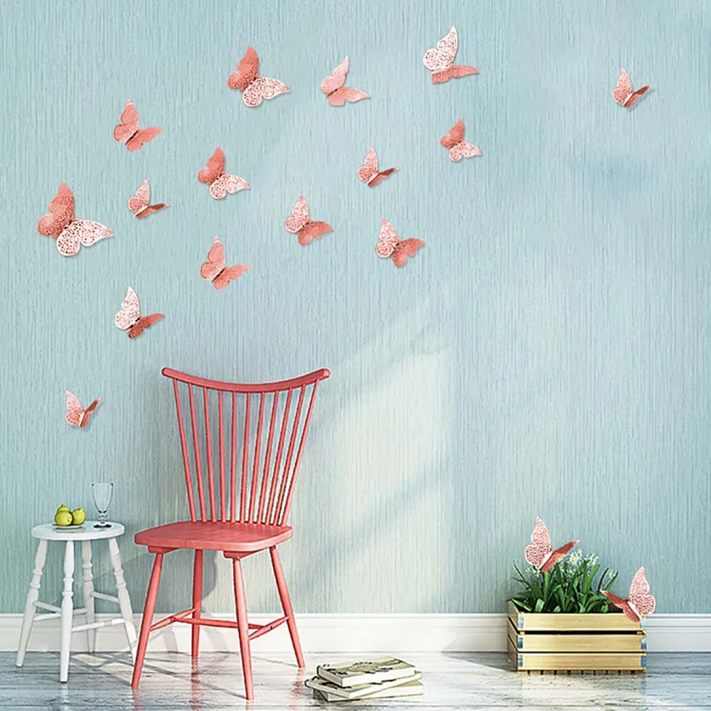 12Pcs/Pack Grid Butterfly Stickers 3D Three-dimensional Hollow Out Paper Wall Stickers For Wedding Birthday Party Room Decor
12Pcs/Pack Grid Butterfly Stickers 3D Three-dimensional Hollow Out Paper Wall Stickers For Wedding Birthday Party Room Decor
