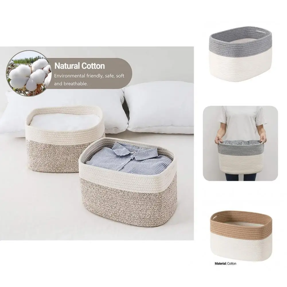 Desktop Organizer Premium Convenient Durable Pure Woven Storage Basket for Kids Clothes Toy Basket Storage Box
Desktop Organizer Premium Convenient Durable Pure Woven Storage Basket for Kids Clothes Toy Basket Storage Box