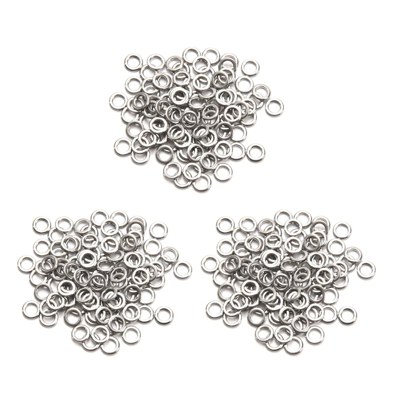 300X Fishing Solid Ring Jigging Fishing Accessories The Best 304 Stainless Steel Very Large Test 1 
300X Fishing Solid Ring Jigging Fishing Accessories The Best 304 Stainless Steel Very Large Test 1