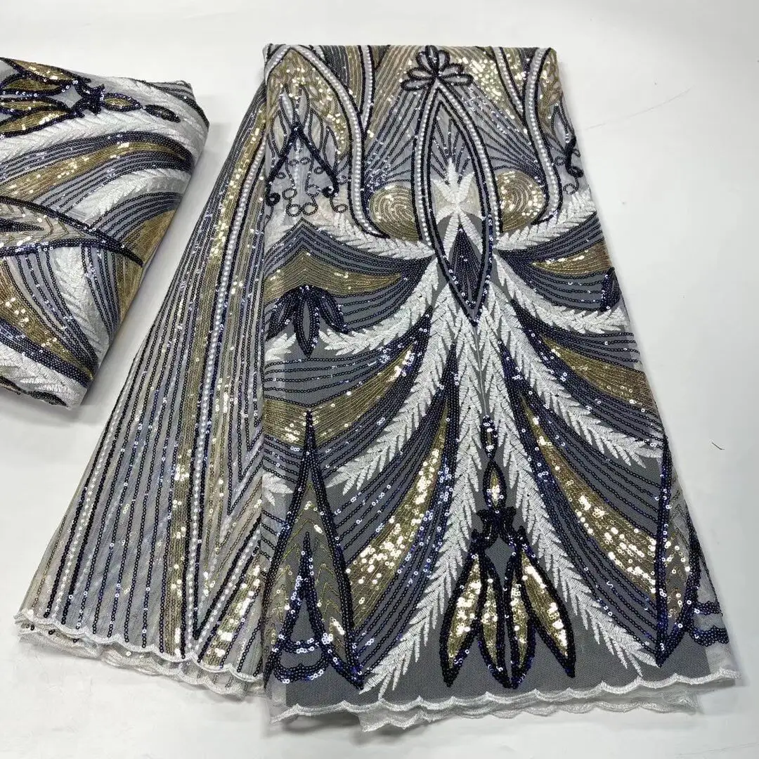2022Latest Luxury Elegant African Embroidery Guipure Cord lace With Stones Fabric For Wedding Party Long Dress P6693
2022Latest Luxury Elegant African Embroidery Guipure Cord lace With Stones Fabric For Wedding Party Long Dress P6693