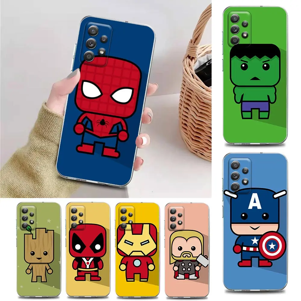 Cartoon Comics Marvel Heroes Clear Funda Case for Samsung A01 A11 A12 A13 A22 A23 A31 A32 A41 A51 A52 A53 A71 A72 A73 4G 5G Case
Cartoon Comics Marvel Heroes Clear Funda Case for Samsung A01 A11 A12 A13 A22 A23 A31 A32 A41 A51 A52 A53 A71 A72 A73 4G 5G Case