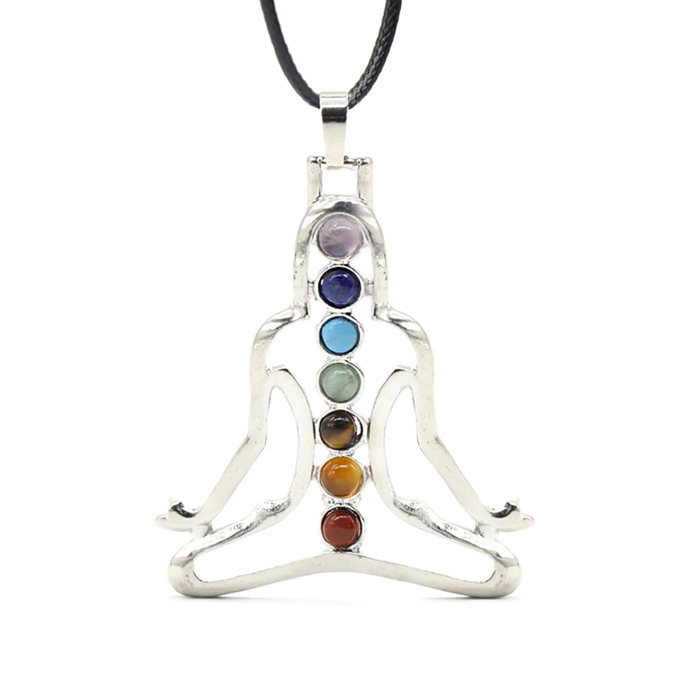 2023 Male Necklace Colorful Chakra Yoga Pendant Natural Stone Reiki Healing Crystal Neck Chain for Jewelry Supplies Man Men Gift 
2023 Male Necklace Colorful Chakra Yoga Pendant Natural Stone Reiki Healing Crystal Neck Chain for Jewelry Supplies Man Men Gift