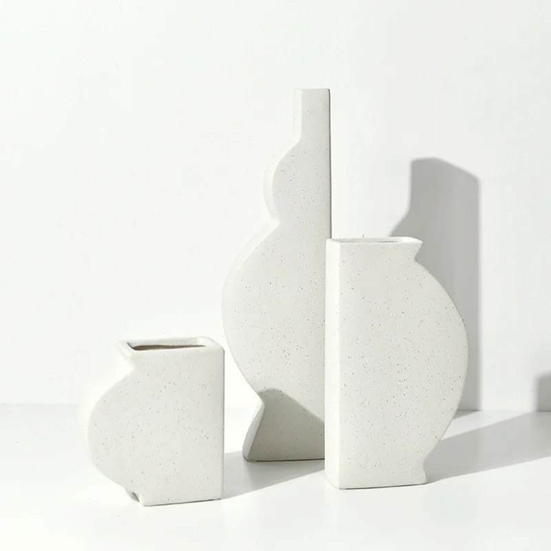 Modern Simple Geometric Ceramic Vase Vintage Table Centerpieces White Floor Vase Large Home Decoration Floreros Room Tool AH50HP
Modern Simple Geometric Ceramic Vase Vintage Table Centerpieces White Floor Vase Large Home Decoration Floreros Room Tool AH50HP