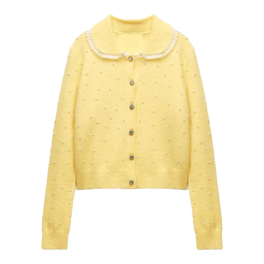 2022 Women New Fashion Bejewelled Buttons Cardigan Sweater Vintage Long Sleeve Female Outerwear Chic Tops
2022 Women New Fashion Bejewelled Buttons Cardigan Sweater Vintage Long Sleeve Female Outerwear Chic Tops