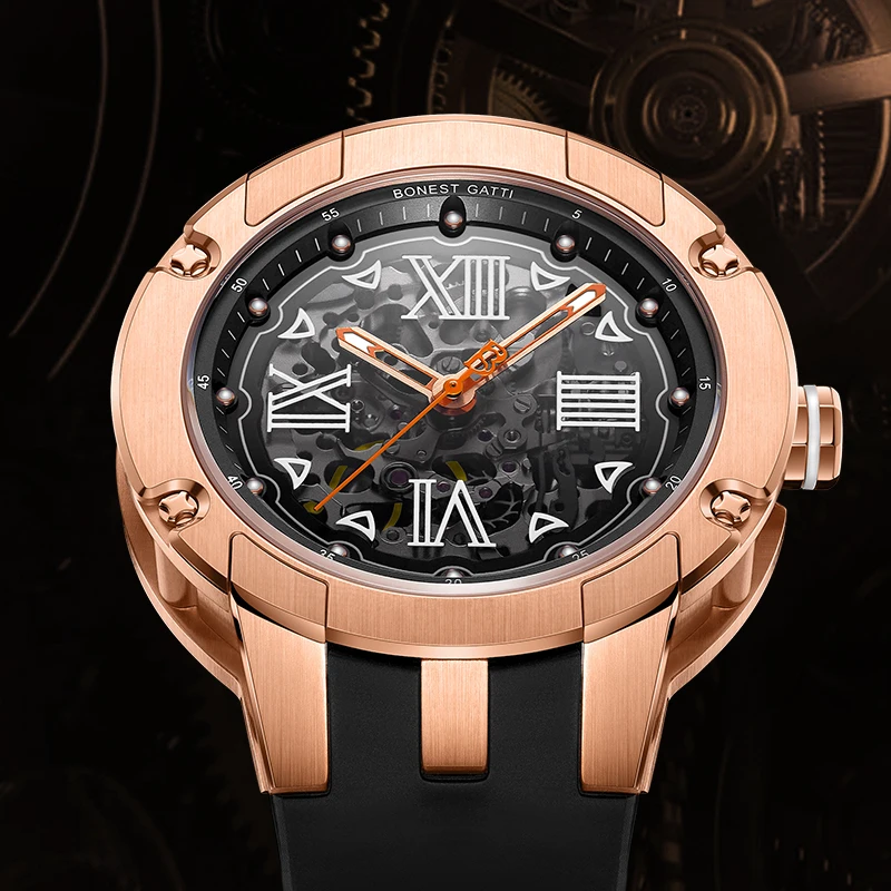 2023 Mens Mechanical Watch For Men Watches Automatic Sports Waterproof Clock Rose Gold Stainless Steel Wristwatches Reloj Hombre
2023 Mens Mechanical Watch For Men Watches Automatic Sports Waterproof Clock Rose Gold Stainless Steel Wristwatches Reloj Hombre