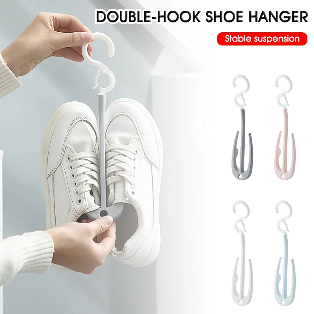Plastic Shoes Hanger Drying Rack Space Saving Stackable Double Hook Shoes Hanger Hook Dual Arms Rotation Shoe Organizer
Plastic Shoes Hanger Drying Rack Space Saving Stackable Double Hook Shoes Hanger Hook Dual Arms Rotation Shoe Organizer