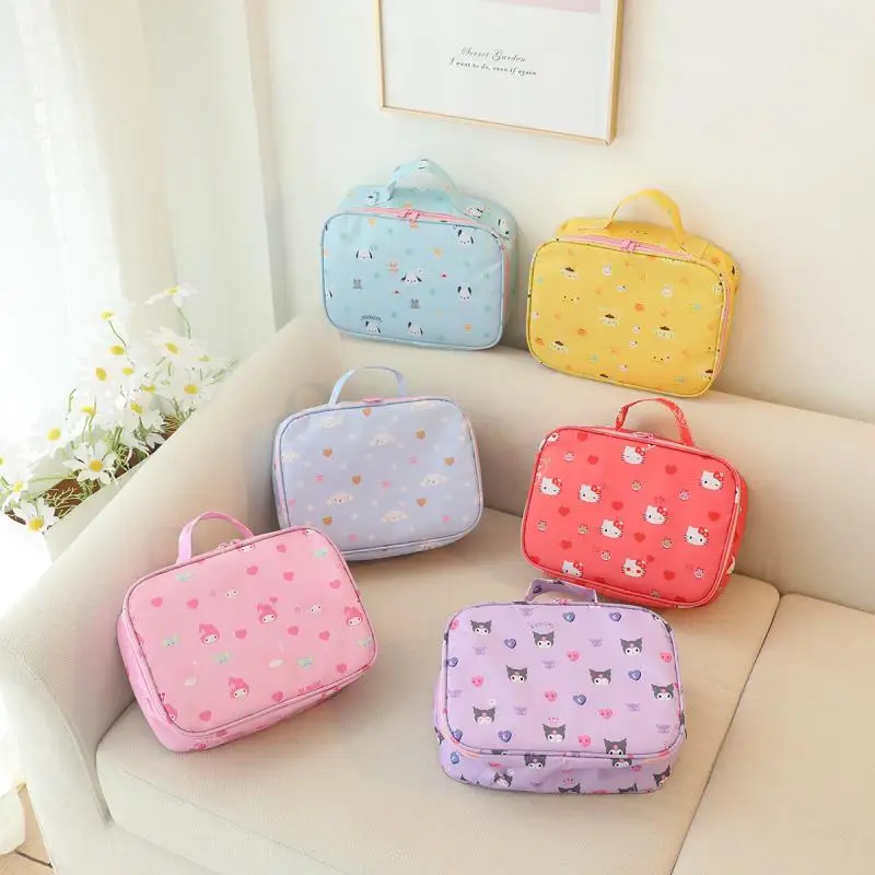 Kawaii Sanrio, Hello Kitty My Melody Kuromi Cinnamoroll мультяшная дорожная сумка для хранения нижнего белья, косметическая многофункциональная сумка для хранения
Kawaii Sanrio, Hello Kitty My Melody Kuromi Cinnamoroll мультяшная дорожная сумка для хранения нижнего белья, косметическая многофункциональная сумка для хранения