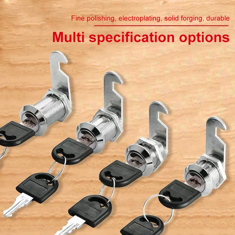 4 Size Drawer Cam Lock with 2 Keys for Mailbox File Cabinet Tool Box Locker Furniture Hardware Rarelock For Filing Cabinet Lock
4 Size Drawer Cam Lock with 2 Keys for Mailbox File Cabinet Tool Box Locker Furniture Hardware Rarelock For Filing Cabinet Lock