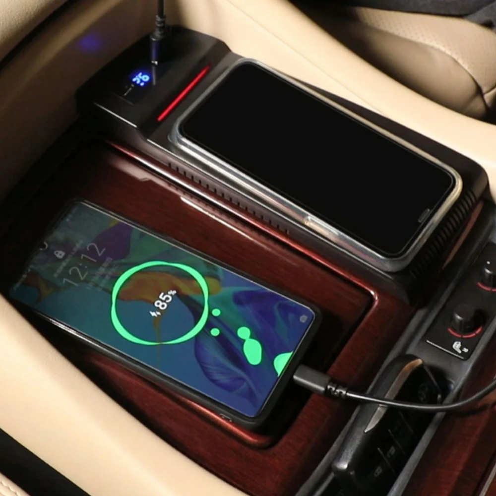 Автомобильное беспроводное зарядное устройство qi для Toyota Alphard Vellfire 2015-2021usb-кабель для зарядки, крепление для телефона, держатель для мобильного телефона, аксессуары
Автомобильное беспроводное зарядное устройство qi для Toyota Alphard Vellfire 2015-2021usb-кабель для зарядки, крепление для телефона, держатель для мобильного телефона, аксессуары