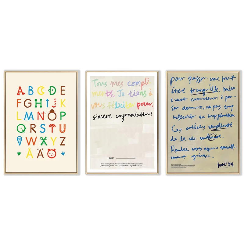 Colorful Letters Canvas Painting Modern Minimalist Text Alphabet Wall Art Pictures Nordic Posters Prints for Living Room Bedroom
Colorful Letters Canvas Painting Modern Minimalist Text Alphabet Wall Art Pictures Nordic Posters Prints for Living Room Bedroom