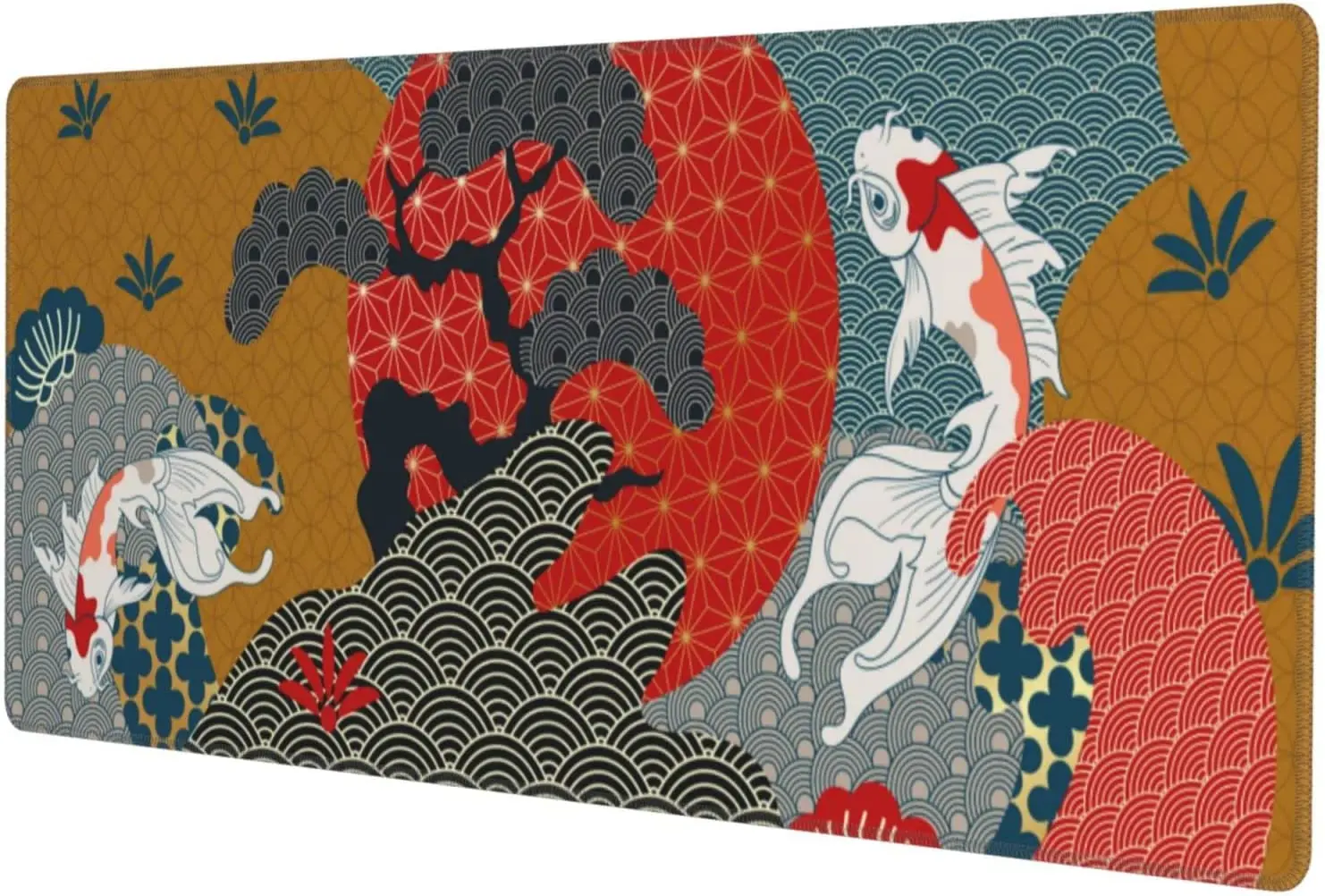 Japanese Carp Fish Extended Large Gaming Mouse Pad Non Slip Rubber Base Mousepad Stitched Edges 31.5 X 11.8 Inch
Japanese Carp Fish Extended Large Gaming Mouse Pad Non Slip Rubber Base Mousepad Stitched Edges 31.5 X 11.8 Inch