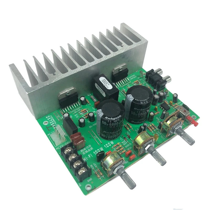 TDA7294 Amplifier Audio Board AMP 100W+100W High Power 2.0 Channel Amplificador Sound Speaker Home Audio DIY
TDA7294 Amplifier Audio Board AMP 100W+100W High Power 2.0 Channel Amplificador Sound Speaker Home Audio DIY