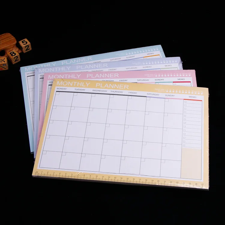 54 Sheets Paper Wall Calendar Office School Daily Planner Notes Large Study Plan Schedule 28.5*21cm School Supplies Notebook
54 Sheets Paper Wall Calendar Office School Daily Planner Notes Large Study Plan Schedule 28.5*21cm School Supplies Notebook