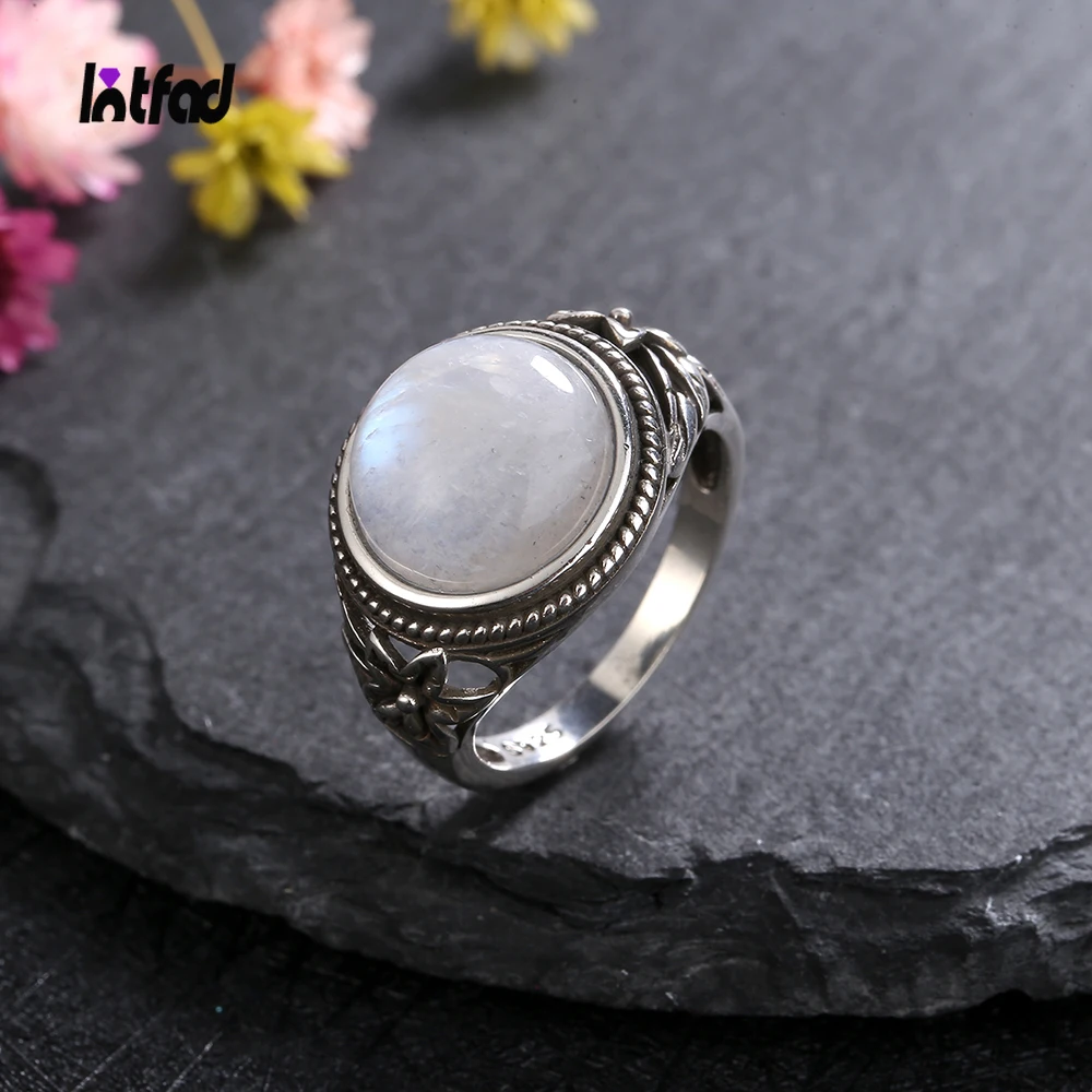 Newest Retro Flower 925 Sterling Silver Natural Moonstone Rings for Women Gemstone Fine Party Jewelry Wedding Birthday Gift
Newest Retro Flower 925 Sterling Silver Natural Moonstone Rings for Women Gemstone Fine Party Jewelry Wedding Birthday Gift