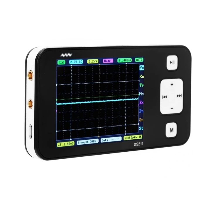 DS211 oscilloscope handheld small portable single-channel mini digital storage voltage analysis instrumentation
DS211 oscilloscope handheld small portable single-channel mini digital storage voltage analysis instrumentation