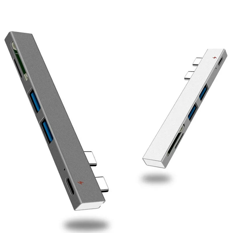 Фотоадаптер 5 в 1 с двумя USB-портами типа C для Pro/Air с USB C USB 3,0 SD/TF-кардридером
Фотоадаптер 5 в 1 с двумя USB-портами типа C для Pro/Air с USB C USB 3,0 SD/TF-кардридером