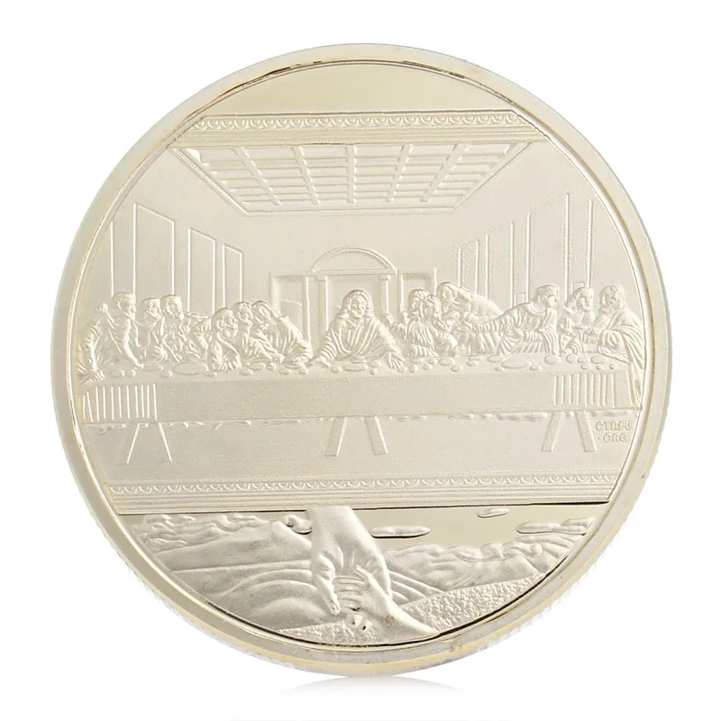 Jesus Christ Religion Gold Silver Plated Commemorative Coin Collection Souvenir Challenge Gift Iron Alloy Gifts for Kids
Jesus Christ Religion Gold Silver Plated Commemorative Coin Collection Souvenir Challenge Gift Iron Alloy Gifts for Kids
