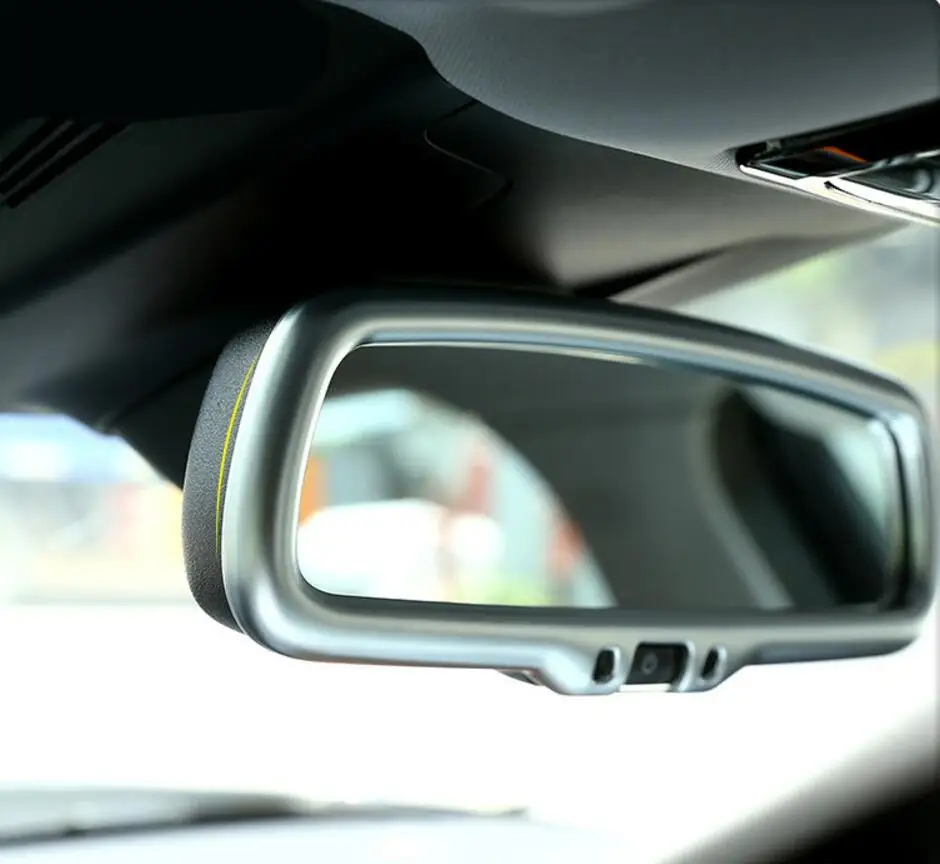 Auto Accessories Matte Car Styling Interior Mirror Frame Cover For Alfa Romeo Giulia / Stelvio 2017 2018 High-quality 
Auto Accessories Matte Car Styling Interior Mirror Frame Cover For Alfa Romeo Giulia / Stelvio 2017 2018 High-quality