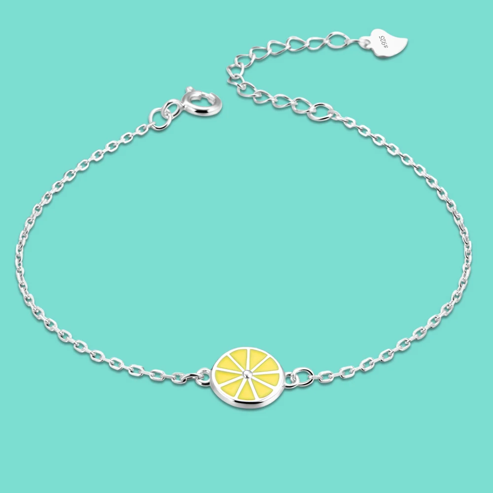Lemon Shape Bracelet 925 Sterling Silver Spring Ring Adjustable O Chain All Match Birthday Gift Armbanden La Pulsera
Lemon Shape Bracelet 925 Sterling Silver Spring Ring Adjustable O Chain All Match Birthday Gift Armbanden La Pulsera