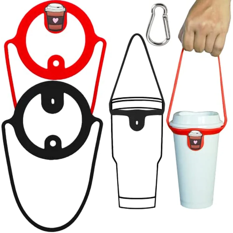 Cup Silicone Rope12oz-32oz Carrier Holder, Reusable Drink Carrier Holder Strong For Travel Coffee Mug, Cups To Go,Fits Most Cups
Cup Silicone Rope12oz-32oz Carrier Holder, Reusable Drink Carrier Holder Strong For Travel Coffee Mug, Cups To Go,Fits Most Cups