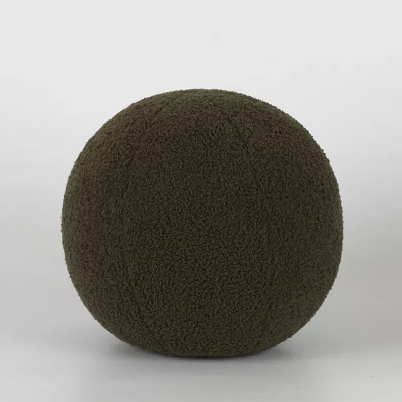 Bubble Kiss Plush Round Wool Cushion Nordic Ball Shaped Solid Color Stuffed Soft Pillow for Sofa Office Waist Rest Throw Pillow
Bubble Kiss Plush Round Wool Cushion Nordic Ball Shaped Solid Color Stuffed Soft Pillow for Sofa Office Waist Rest Throw Pillow