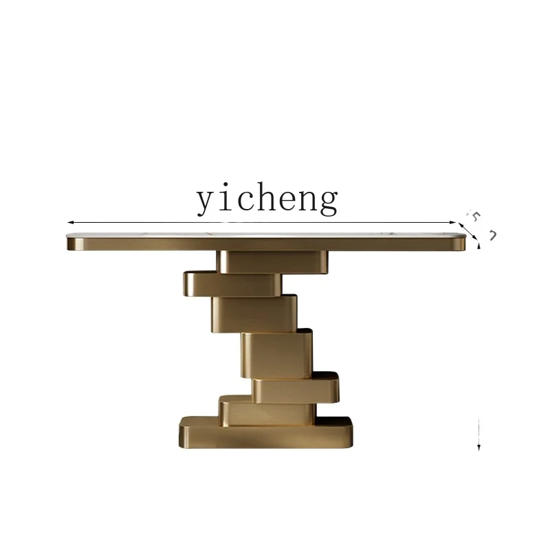 YY Light Luxury Console Italian Villa Hotel Lobby Entrance Stone Plate Console Tables
YY Light Luxury Console Italian Villa Hotel Lobby Entrance Stone Plate Console Tables