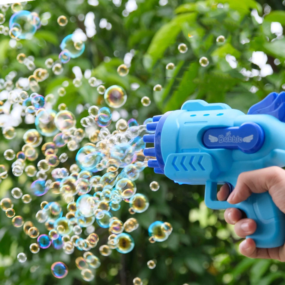 Galtin Bubble Gun 23 Holes Automatic Rainbow Rocket Boom for Kid Light Up Music Bubble Machine Party Supplies for Birthday Gift
Galtin Bubble Gun 23 Holes Automatic Rainbow Rocket Boom for Kid Light Up Music Bubble Machine Party Supplies for Birthday Gift
