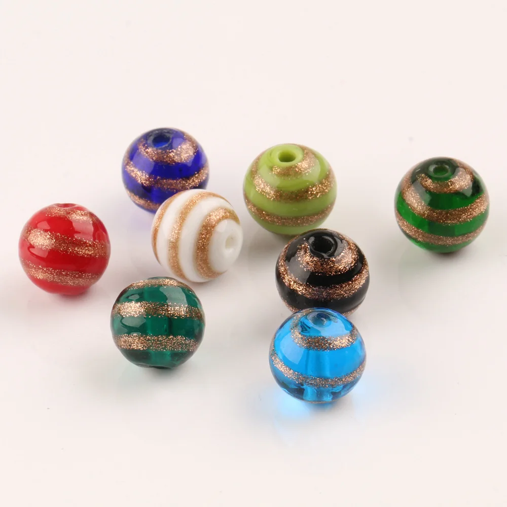 Round 12mm Foil Circle Strips Lampwork Glass Handmade Loose Crafts Beads for Jewelry Making DIY Findings
Round 12mm Foil Circle Strips Lampwork Glass Handmade Loose Crafts Beads for Jewelry Making DIY Findings